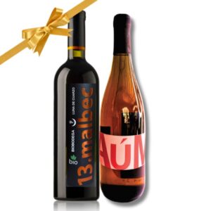 Set de Regalo Vinos Luna de Cuarzo Malbec y Rosado